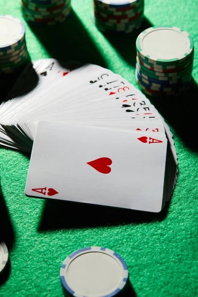 Live dealer studio table with multi camera production view